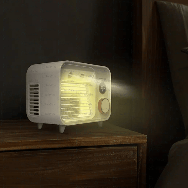 Porodo Lifestyle Mini Mist Fan Desktop Air Cooler - White - TechVibe