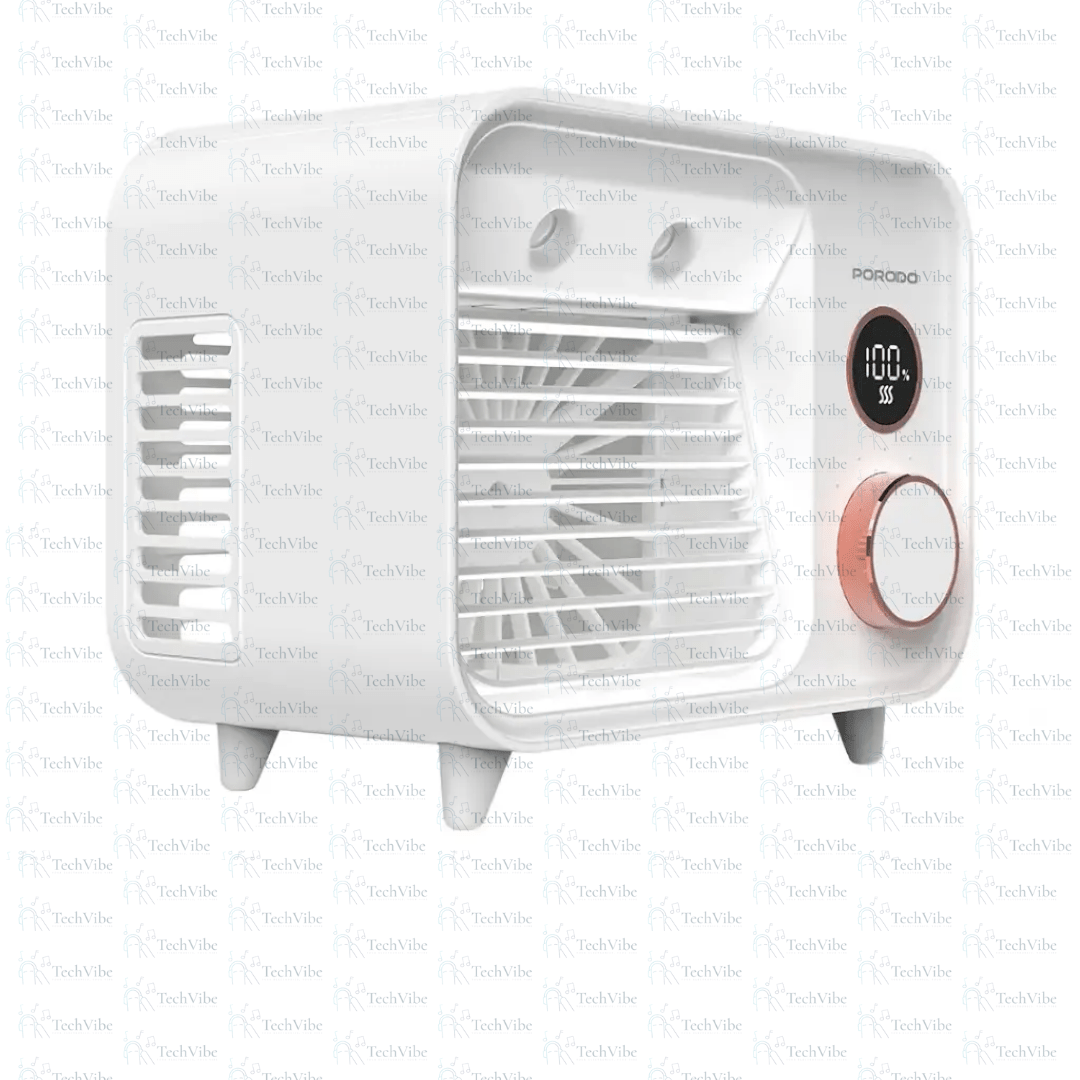 Porodo Lifestyle Mini Mist Fan Desktop Air Cooler - White - TechVibe
