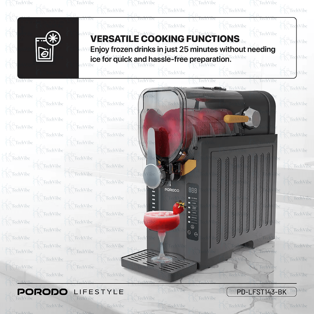 Porodo Lifestyle Multi - Function Slushie Maker - TechVibe