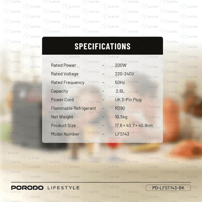 Porodo Lifestyle Multi - Function Slushie Maker - TechVibe