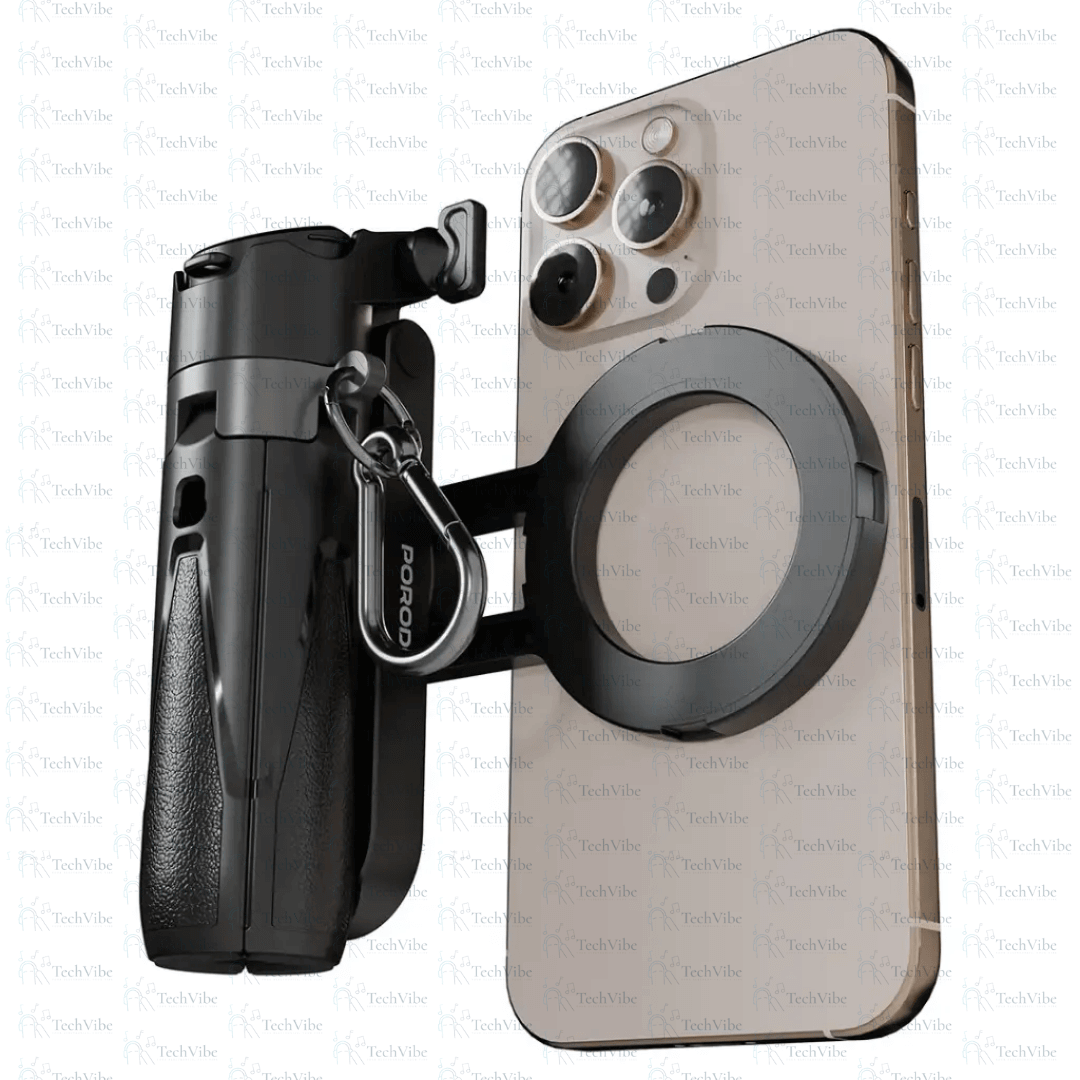 Porodo Quad - Base Selfie Stick with 360° Full Angle Rotation - TechVibe