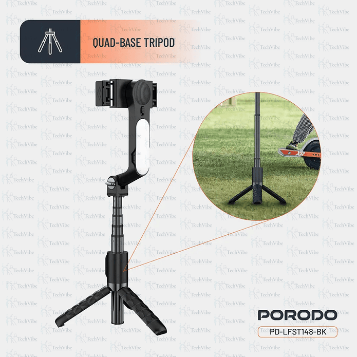 Porodo QuadBase Gimbal Stabilizer - TechVibe
