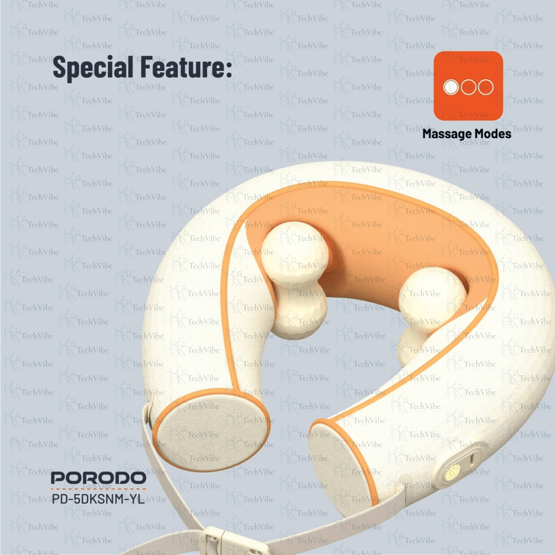 Porodo Shiatsu Neck Massager - TechVibe