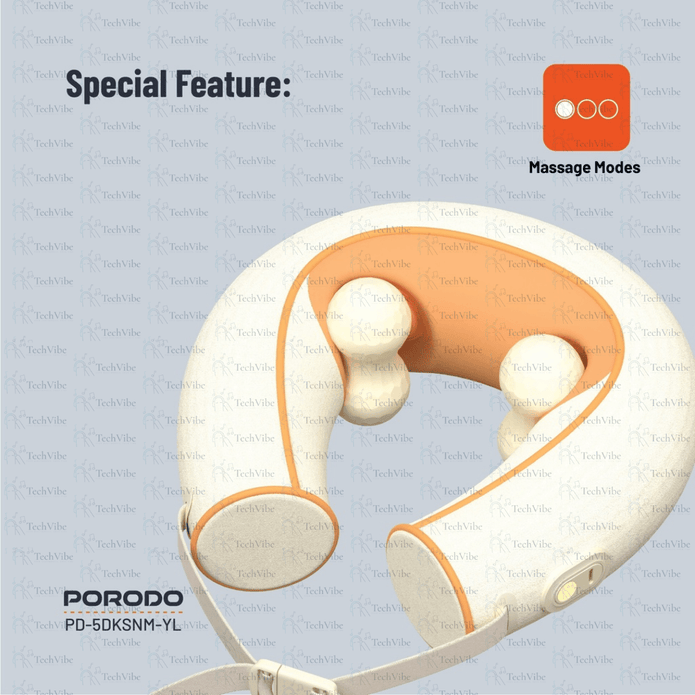 Porodo Shiatsu Neck Massager - TechVibe