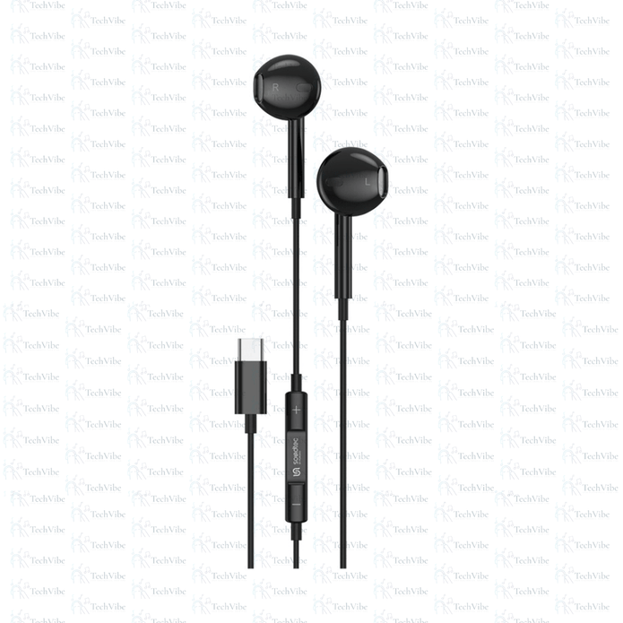 Porodo Soundtec Stereo Earphones Type - C with High - Clarify Mic - TechVibe