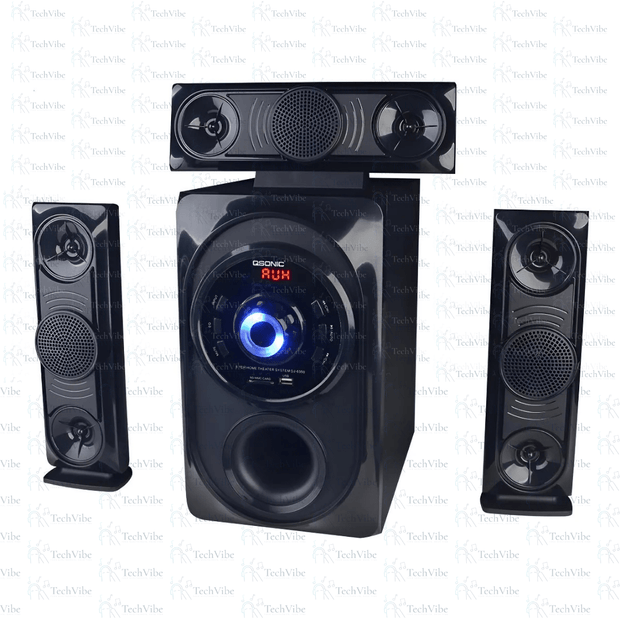 Qsonic Minicomponente Dj - 6350 Negro Con Bluetooth - TechVibe