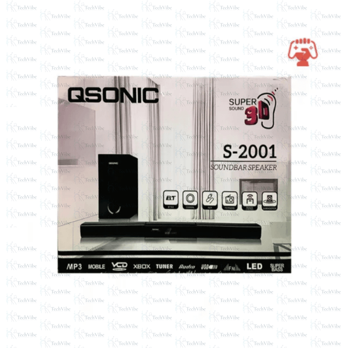 Qsonic S - 2001 Soundbar Speaker - TechVibe