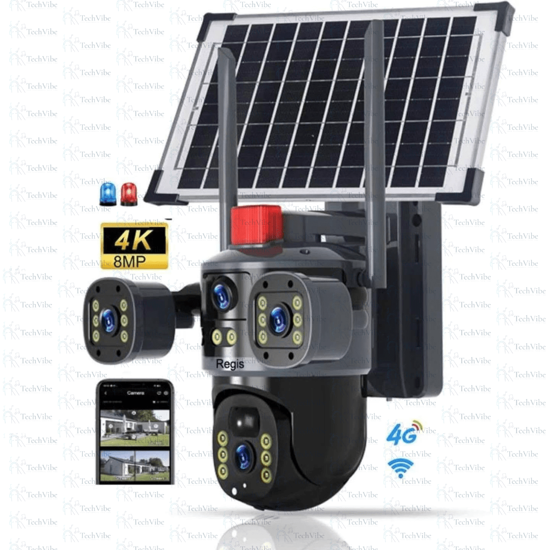 SecurityPro 4G Solar Powered Camera - TechVibe