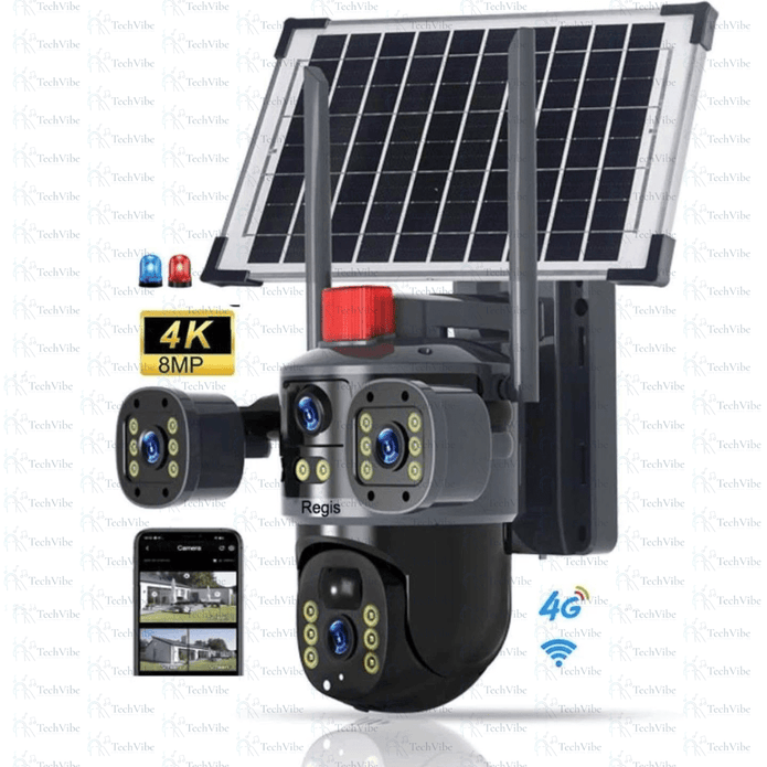 SecurityPro 4G Solar Powered Camera - TechVibe