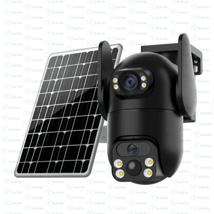 SecurityPro 6Mp Smart Wifi Camera | Color Night Vision, Motion Detection, Weatherproof - TechVibe