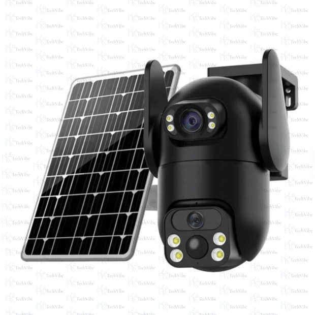 SecurityPro 6Mp Smart Wifi Camera | Color Night Vision, Motion Detection, Weatherproof - TechVibe