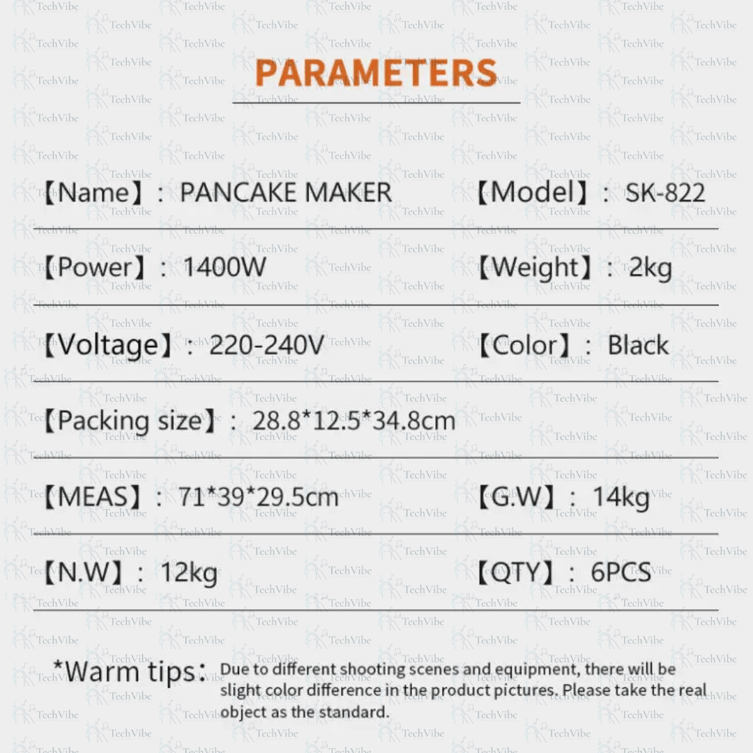 Sokany Compact Cake Maker With Non - Stick Plates - TechVibe