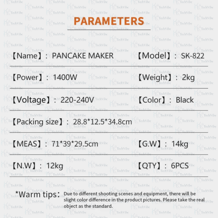 Sokany Compact Cake Maker With Non - Stick Plates - TechVibe