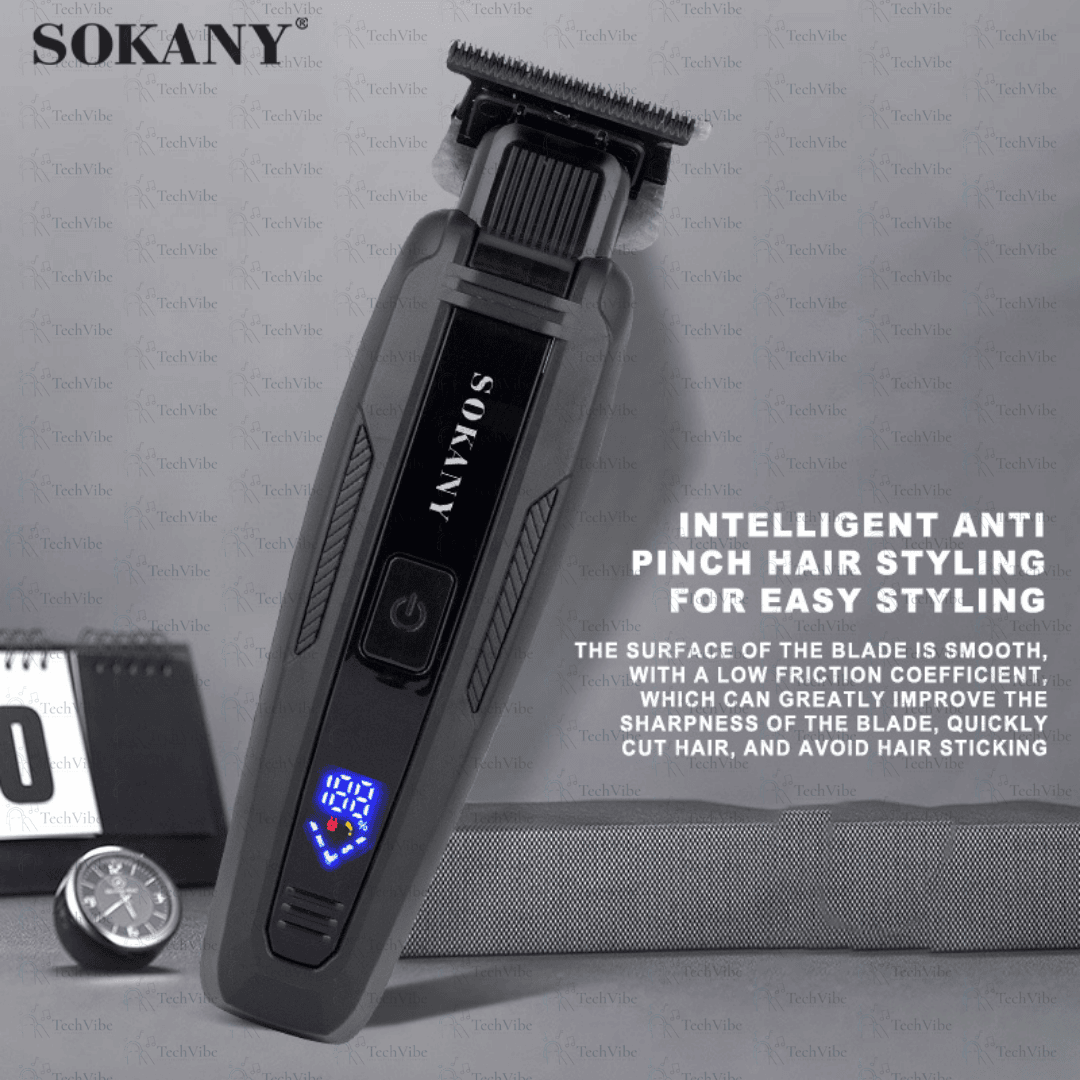 Sokany Cordless Hair Clipper 1500Mah - TechVibe