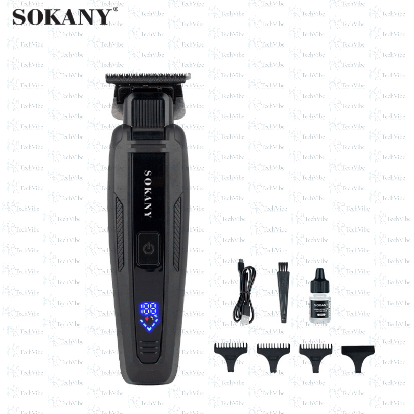 Sokany Cordless Hair Clipper 1500Mah - TechVibe