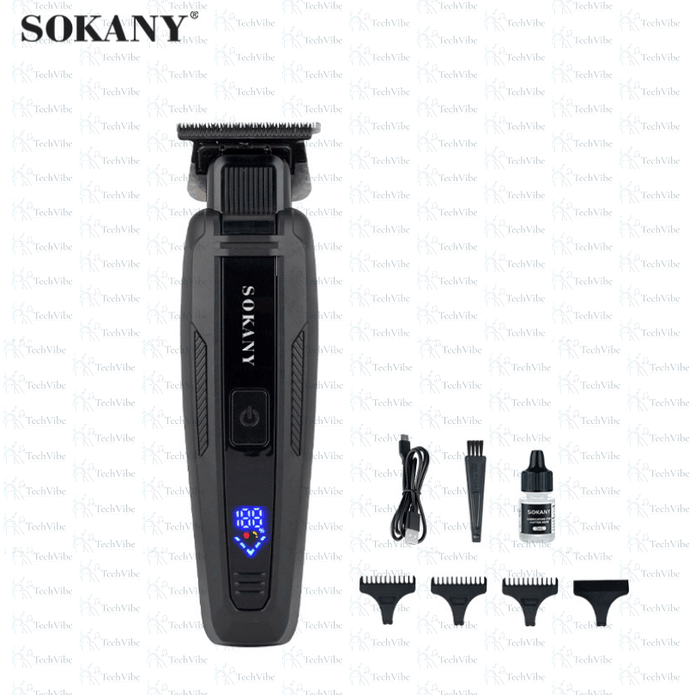 Sokany Cordless Hair Clipper 1500Mah - TechVibe