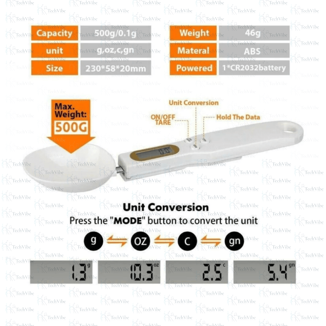 Sokany Digital Spoon Scale - TechVibe