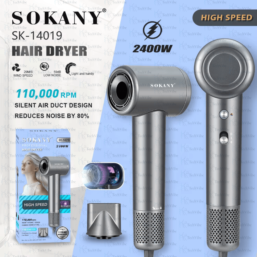 Sokany Hair Dryer - TechVibe