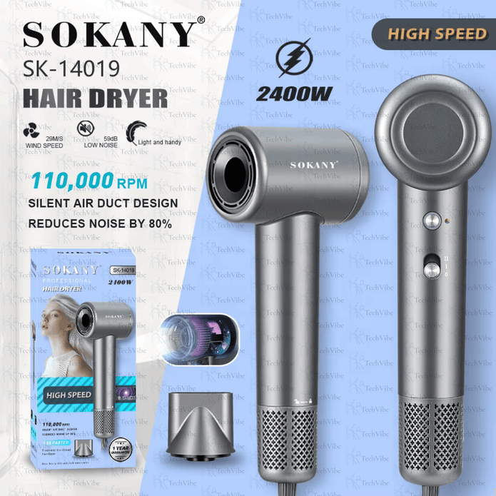 Sokany Hair Dryer - TechVibe