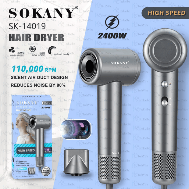 Sokany Hair Dryer - TechVibe