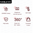 Sokany Hair Straightener With Rapid Heating And Auto - Off Protection - TechVibe