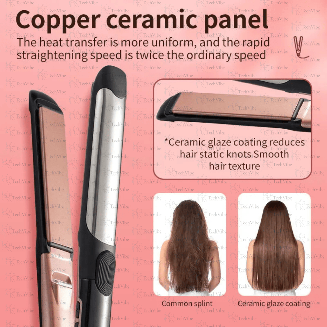 Sokany Hair Straightener With Rapid Heating And Auto - Off Protection - TechVibe