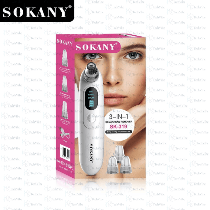 Sokany Multi - Skin Usb Blackhead Remover With Real - Time Power Monitoring - TechVibe