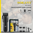 Sokany Professional Hair Clipper With Stainless Steel Cutter Head And 2000Mah Battery - TechVibe