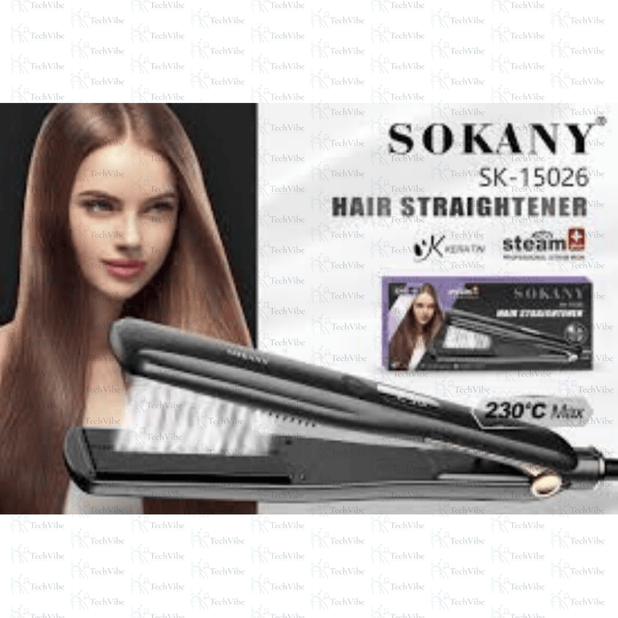 Sokany Steam Hair Straightener - TechVibe