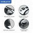 Sokany Steam Iron With Ceramic Soleplate And 400Ml Water Tank - TechVibe