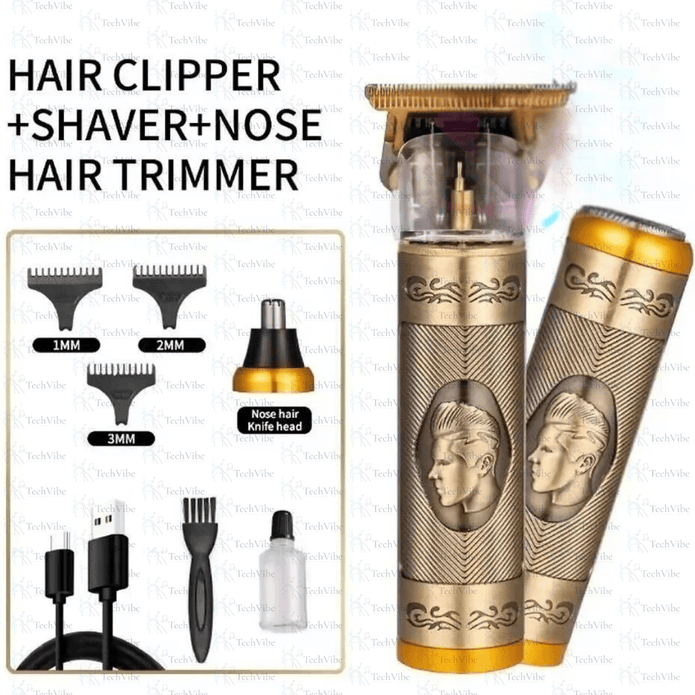 Sokany Usb 3 - In - 1 Mens Professional Beard Hair Trimming Set - TechVibe