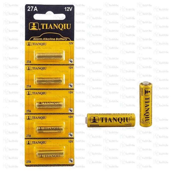 Tianqiu 27A/12V ALKALINE BATTERY - TechVibe