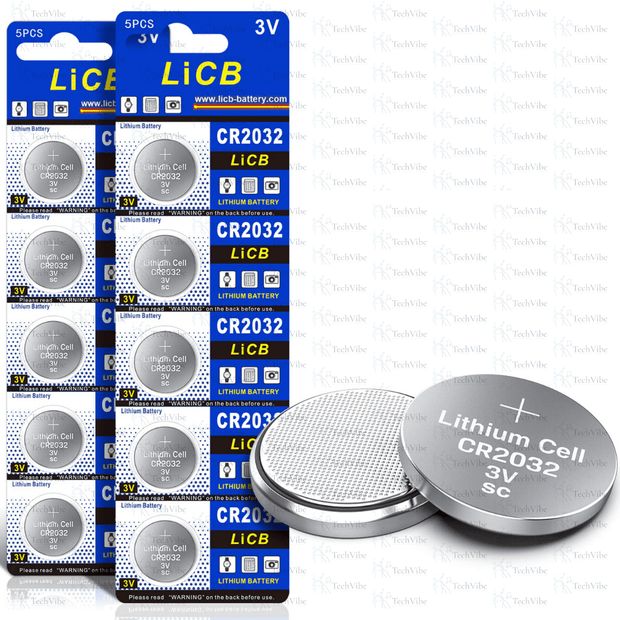 Tianqiu Cr2032 Lithium Button Cell Battery Long Lasting 3V Cell Battery - TechVibe