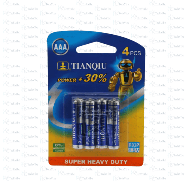 Tianqiu R6 Heavy Duty Battery AA Carbon Zinc 1.5V - TechVibe