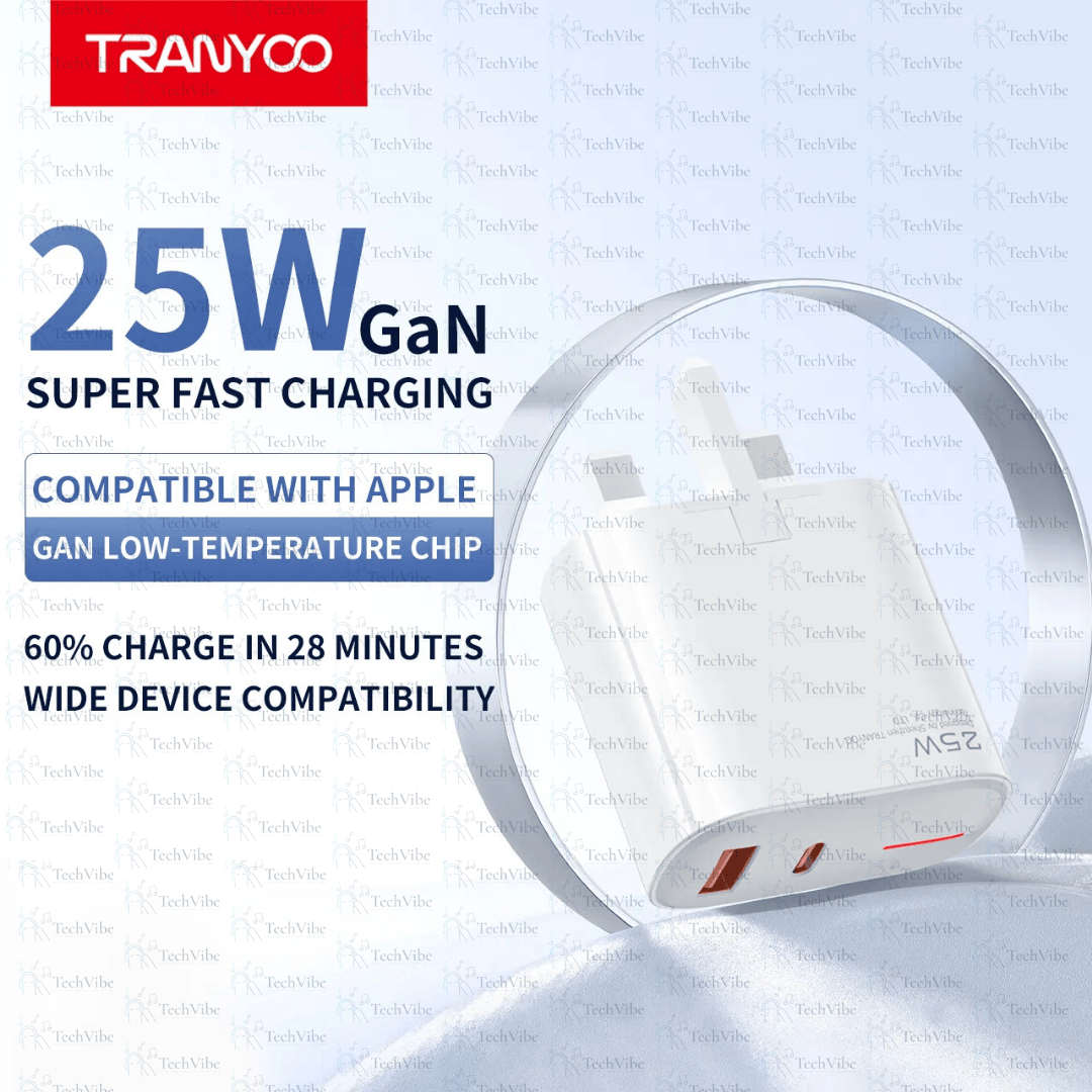 Tranyoo 25W Super Fast Charger Kit - TechVibe