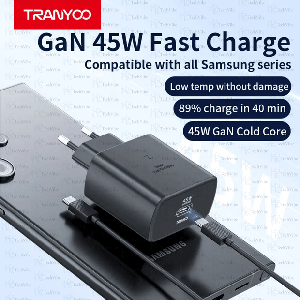 Tranyoo 45W Super Fast Charger - TechVibe