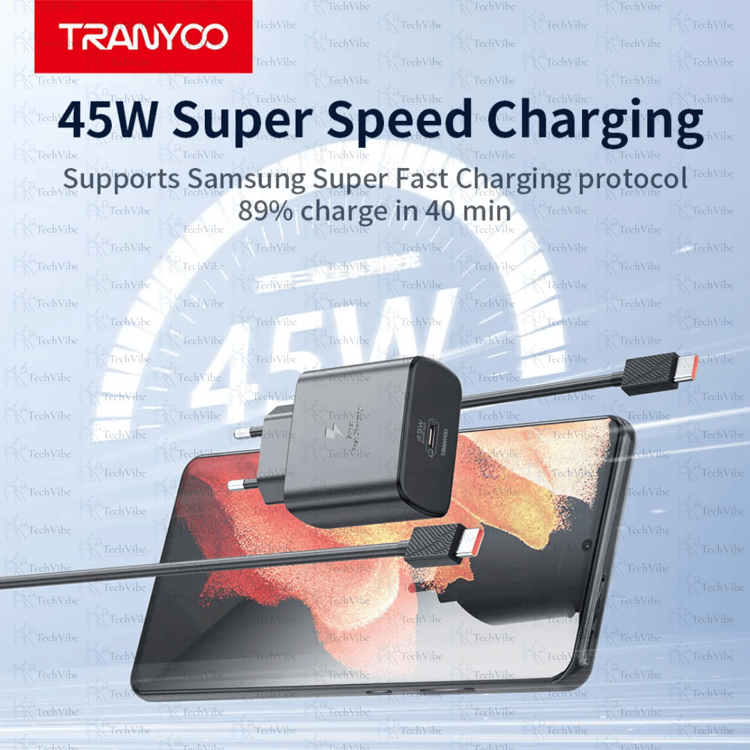 Tranyoo 45W Super Fast Charger - TechVibe