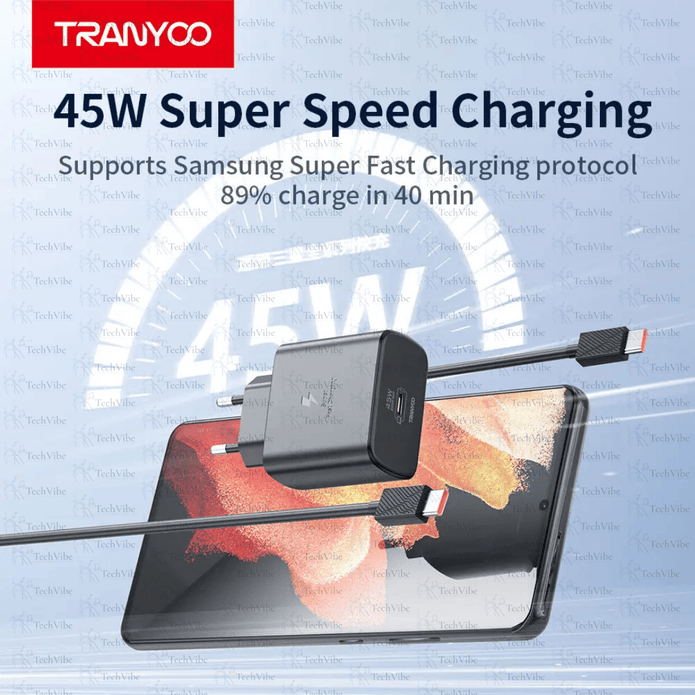 Tranyoo 45W Super Fast Charger - TechVibe