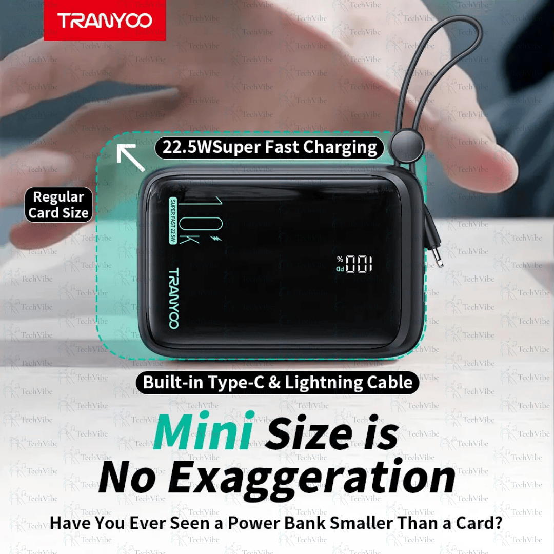 Tranyoo Fast Charging Power Bank - TechVibe