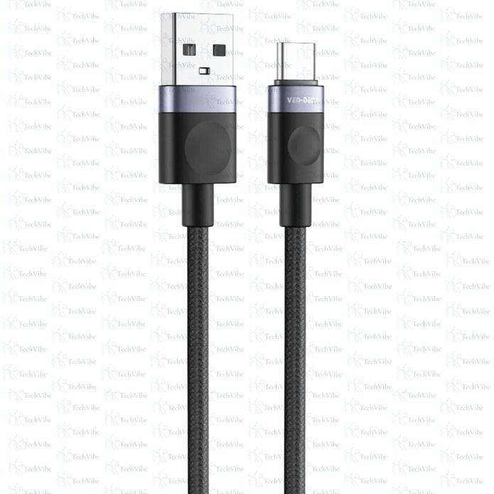 Ven - Dens 18W Cable Usb A To Type C Cable - TechVibe