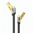 Ven - Dens 4 In 1 Gold Plated Connectors Universal Compatibility 65W Cable - TechVibe