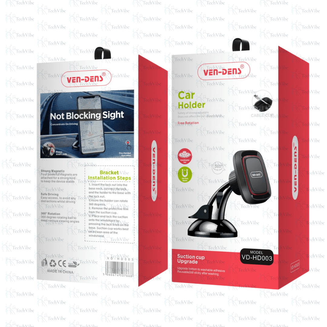 Ven - Dens Car Holder 360 Rotation - TechVibe