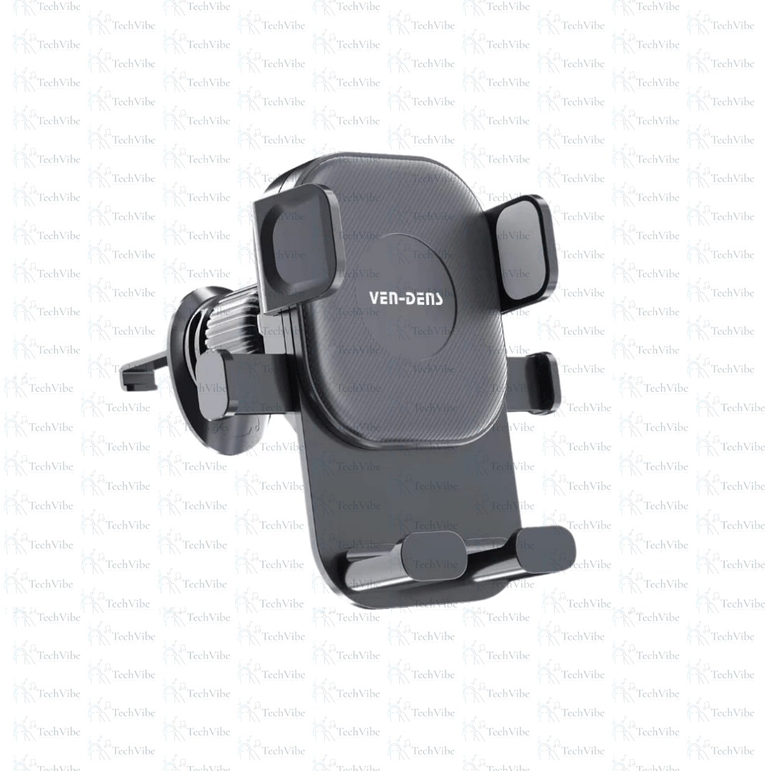 Ven - Dens Car Holder Air Vent Mount 360 Rotation Easy One Touch - TechVibe