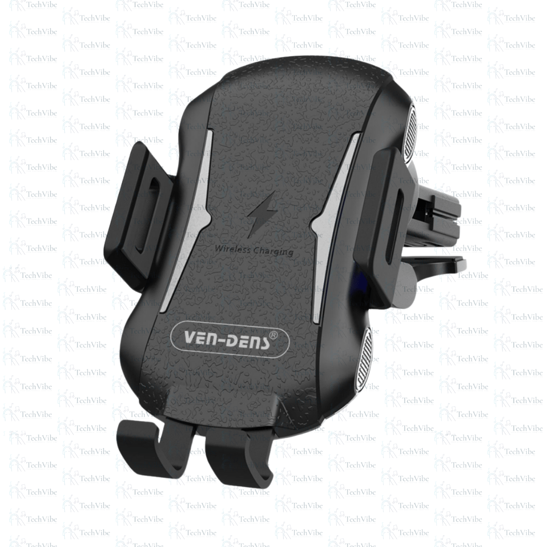 Ven - Dens Car Phone Holder With Wireless Charger - TechVibe