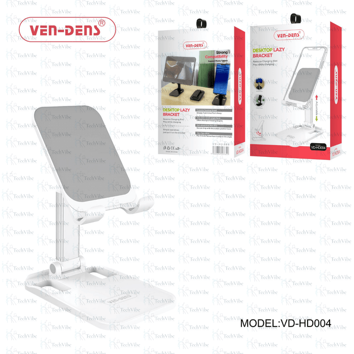 Ven - Dens Desktop Lazy Bracket Tablet And Phone Holder - TechVibe