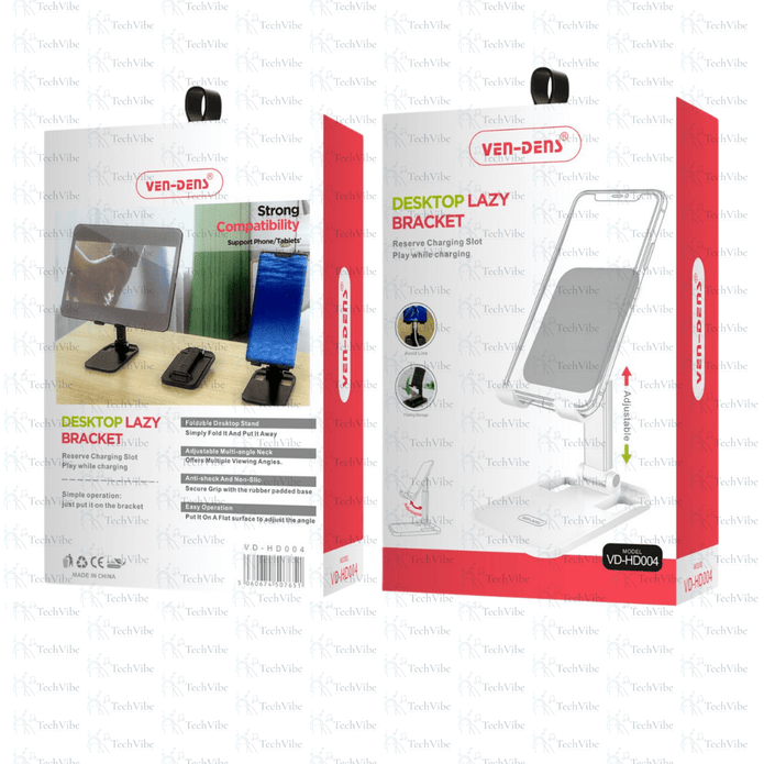 Ven - Dens Desktop Lazy Bracket Tablet And Phone Holder - TechVibe