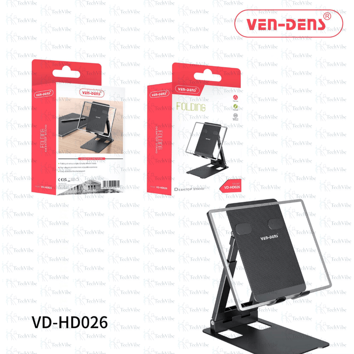 Ven - Dens Folding Desktop Stand - TechVibe