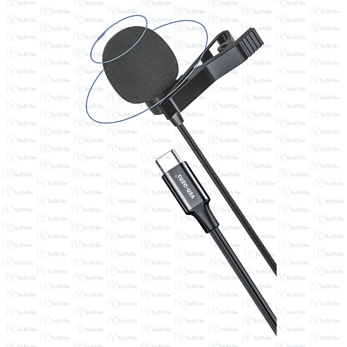 Ven - Dens Lavalier Microphone To Usb - C - TechVibe