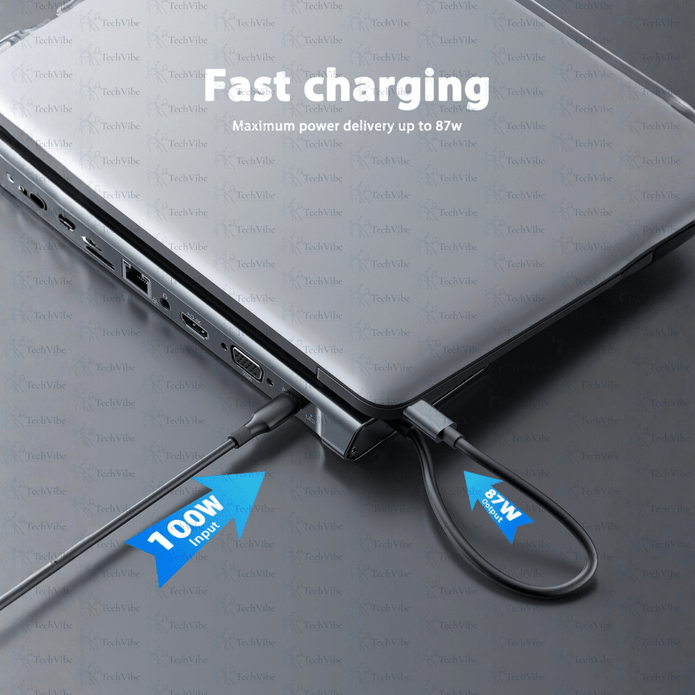 Ven - Dens Notebook Dock 13 In 1 Hub - TechVibe