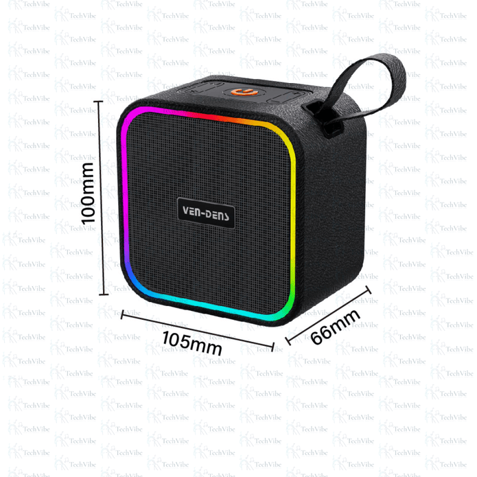 Ven - Dens Portable Karaoke Speaker With 1X Wireless Microphone - TechVibe